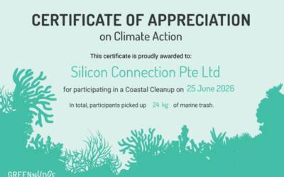 Cleanup Impact – Certificate of Appreciation on Climate Action