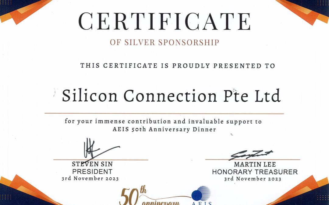 Silicon Connection AEIS Silver Sponsorship