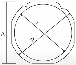 Wafer Ring Frame Drawing